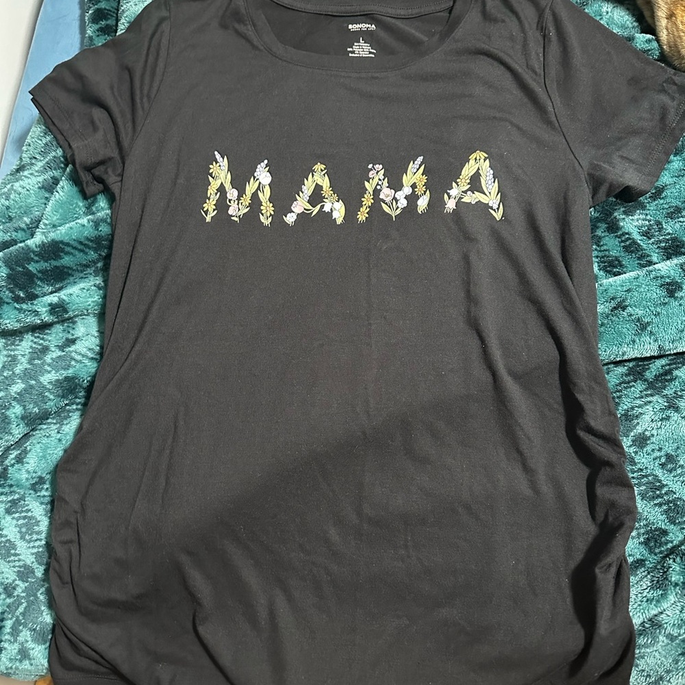 Sonoma Black Maternity Tee